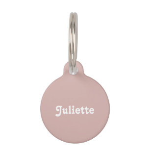 Médaillon Pour Animaux Dusty Blush
