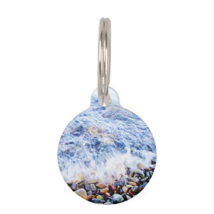 Médaillon Pour Animaux Eau bleue cool