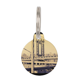 Médaillon Pour Animaux Édition de Brooklyn NY d'amants d'animal familier