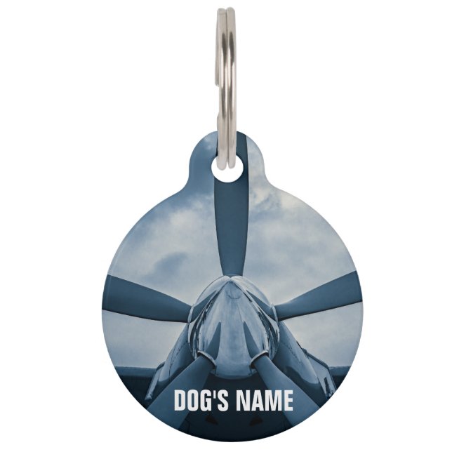 Médaillon Pour Animaux Effacez Prop ! (Devant)