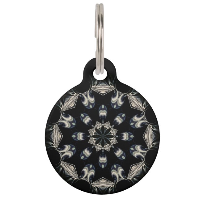 Médaillon Pour Animaux Elégant Mandala (Devant)