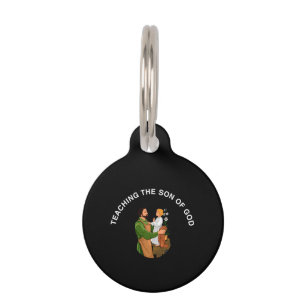 MÉDAILLON POUR ANIMAUX ENSEIGNER LE FILS DE DIEU