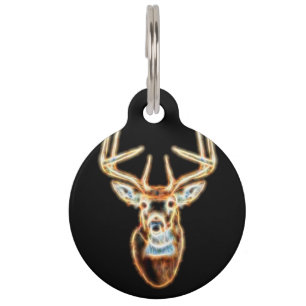 Médaillon Pour Animaux Esprit d'énergie de tête de cerfs communs de que