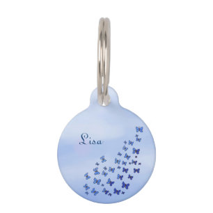 Médaillon Pour Animaux Essaim papillon