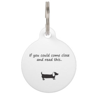 Médaillon Pour Animaux étiquette chien