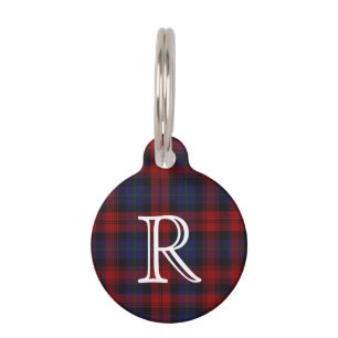 Médaillon Pour Animaux Étiquette de chien faite sur commande de plaid de