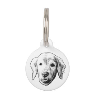Médaillon Pour Animaux Étiquette de chiot chaud