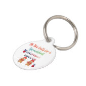Médaillon Pour Animaux Étiquette de compagnie ronde (Côté )
