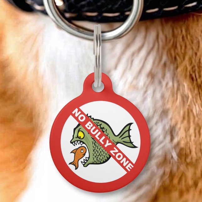 Médaillon Pour Animaux Étiquette de nom d'animal de compagnie No Bully Zo (Créateur téléchargé)