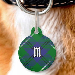 Médaillon Pour Animaux Étiquette d'identification Clan Oliphant Tartan