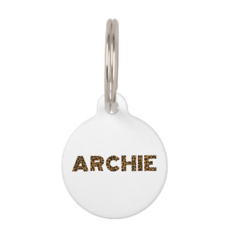 Médaillon Pour Animaux Étiquette d'identification d'Archie