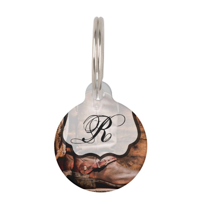 Médaillon Pour Animaux Étiquette d'identification de chien personnalisée  (Devant)