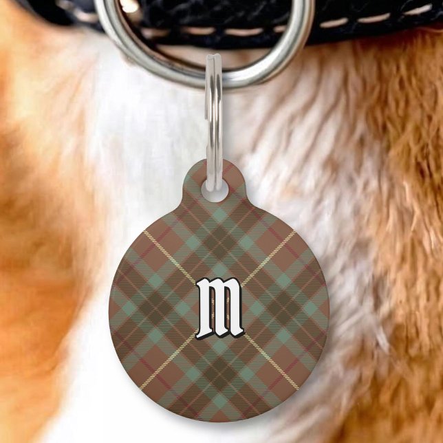 Médaillon Pour Animaux Étiquette d'identification de Clan Fraser Weathere (Créateur téléchargé)