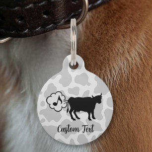 Médaillon Pour Animaux Étiquette d'identification de compagnie bovine au