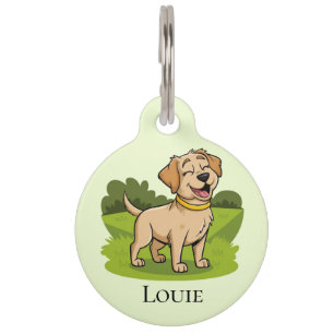 Médaillon Pour Animaux Étiquette d'identification de l'animal de compagni