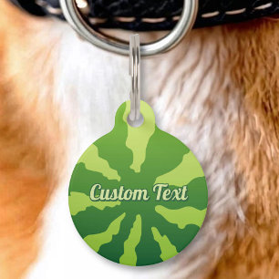 Médaillon Pour Animaux Étiquette d'identification de pastèque