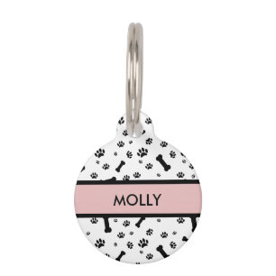 Médaillon Pour Animaux Étiquette mignonne d'identification de chien