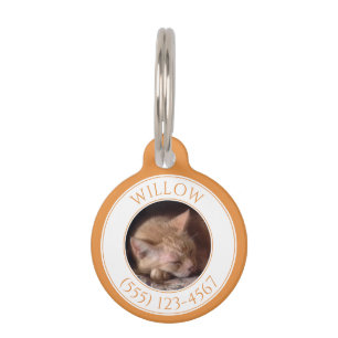 Médaillon Pour Animaux Étiquette pour animal de compagnie ronde AMOUR PET