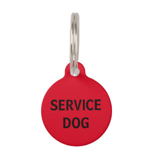 Médaillon Pour Animaux Étiquette rouge personnalisée d'animal familier de