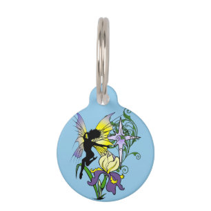 Médaillon Pour Animaux Fée Iris Ombre