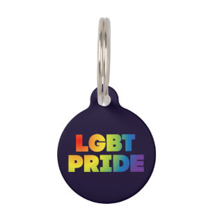MÉDAILLON POUR ANIMAUX FIERTÉ LGBT