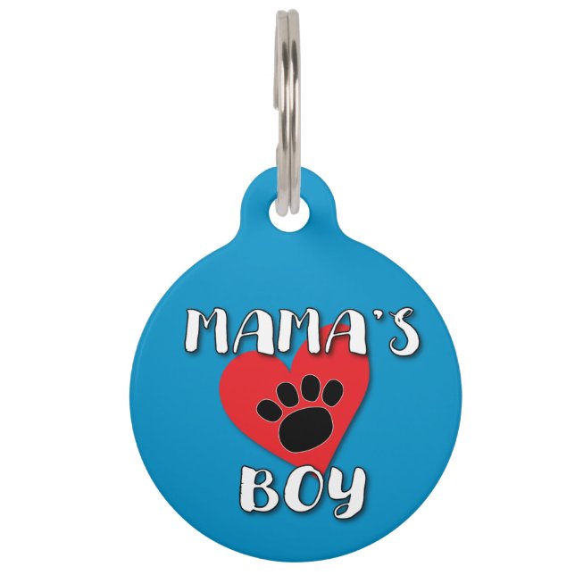 Médaillon Pour Animaux Fils à Maman (Devant)
