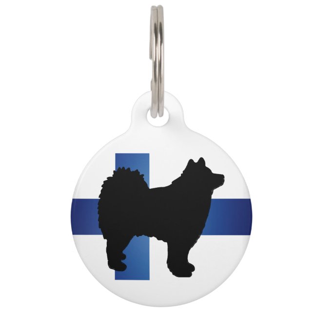 Médaillon Pour Animaux finition lapphund silo flag-finland.png (Devant)