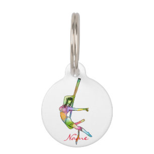 Médaillon Pour Animaux Fitness aérienne Yoga Thunder_Cove