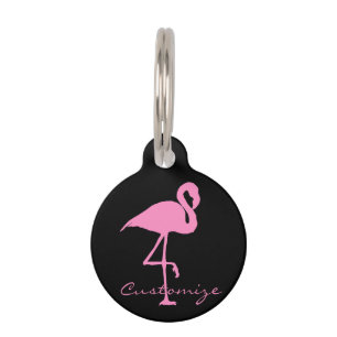 Médaillon Pour Animaux Flamant rose rose Thunder_Cove