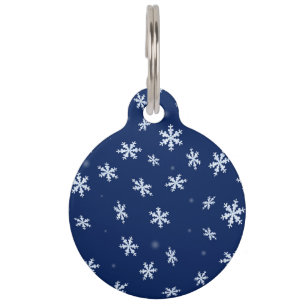 Médaillon Pour Animaux Flocon de neige