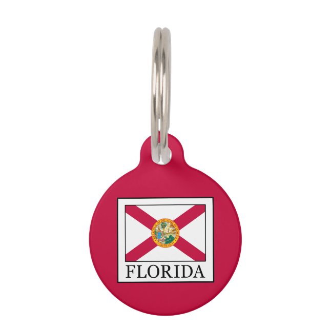 Médaillon Pour Animaux Floride (Devant)