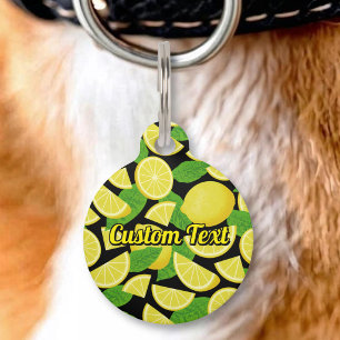 Médaillon Pour Animaux Fond de citron