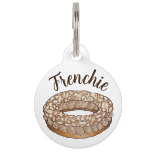 Médaillon Pour Animaux Français Paris Brest Choux Pâtisserie dessert
