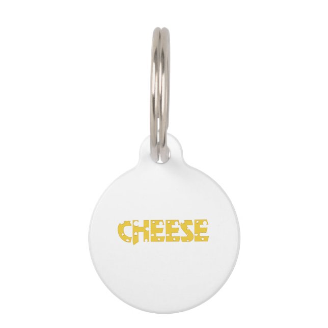 Médaillon Pour Animaux Fromage (Devant)