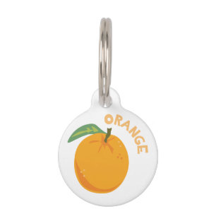 Médaillon Pour Animaux Fruits d'orange