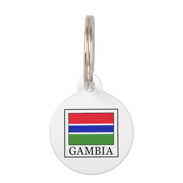 Médaillon Pour Animaux Gambie (Devant)