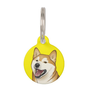 Médaillon Pour Animaux Gardez le calme et appelez mon étiquette de chien