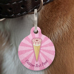 Médaillon Pour Animaux Glace au cône de sucre