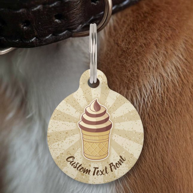 Médaillon Pour Animaux Gobelet de glace à deux parfums (Créateur téléchargé)