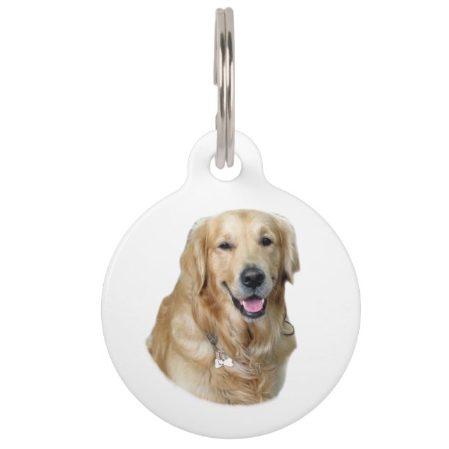 Médaillon Pour Animaux Golden Retriever dog photo (Devant)