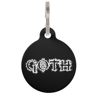 Médaillon Pour Animaux Goth