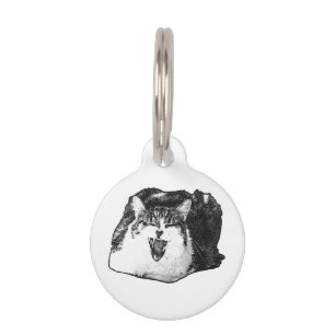 Médaillon Pour Animaux Gros Miaou, Nom Manga