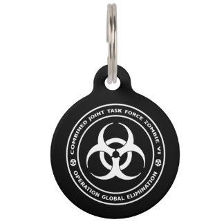 Médaillon Pour Animaux Groupe de travail de zombi