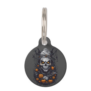 Médaillon Pour Animaux Halloween scray