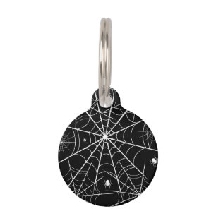Médaillon Pour Animaux Halloween Spider Web