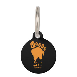 Médaillon Pour Animaux Happy Big Foot Halloween