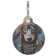 Happy Hippie Dachshund personnalisable
