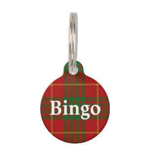 Médaillon Pour Animaux Happy Pet Clan Cameron Tartan Plaid
