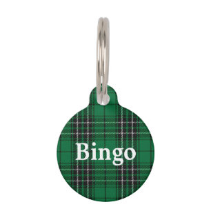 Médaillon Pour Animaux Happy Pet Clan MacLean Chasse Tartan Plaid