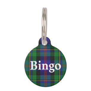 Médaillon Pour Animaux Happy Pet Clan Malcolm Tartan Plaid